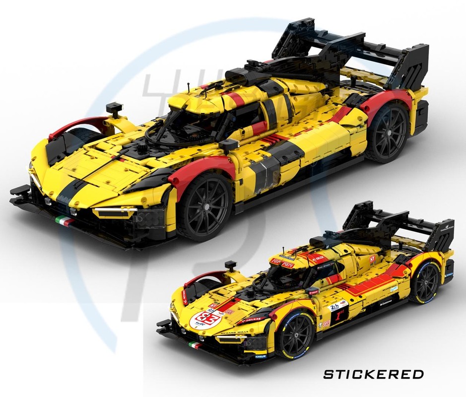 LEGO MOC Ferrar* Hypercar 499P AF Corse no.83 1:8 Scale (2025