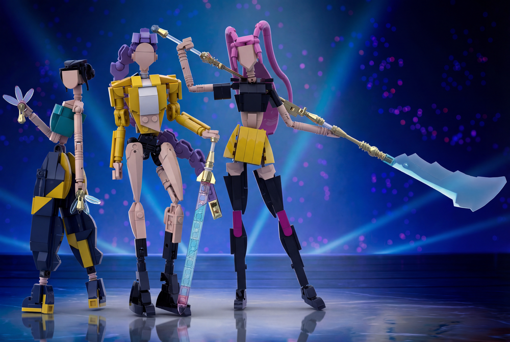 LEGO MOC Kpop Demon Hunters by Earthwalker | Rebrickable - Build with LEGO