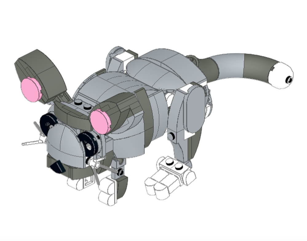 LEGO MOC-241197 Chinchilla by BrixGoFar | Rebrickable - Build with