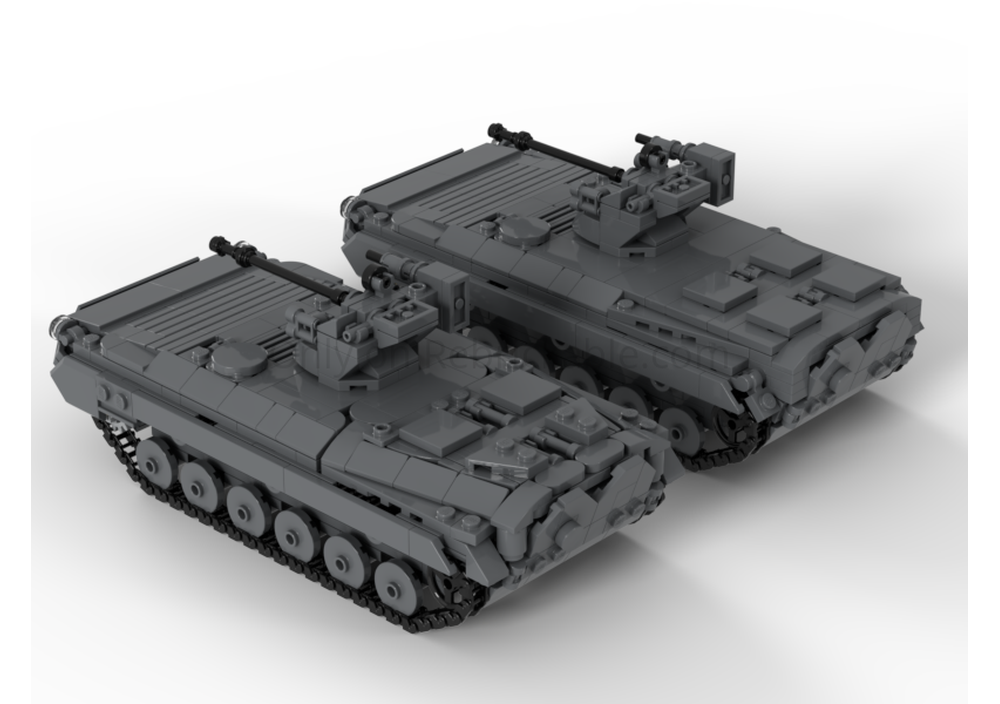 LEGO MOC-241202 BMP-1AM by GreeneBricks | Rebrickable - Build with