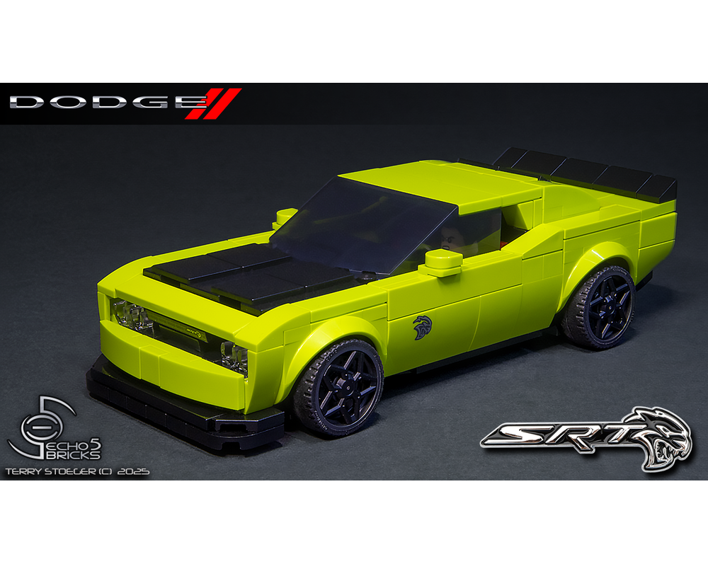 LEGO MOC-241204 Dodge Hellcat Upgrade by echo5Bricks | Rebrickable ...