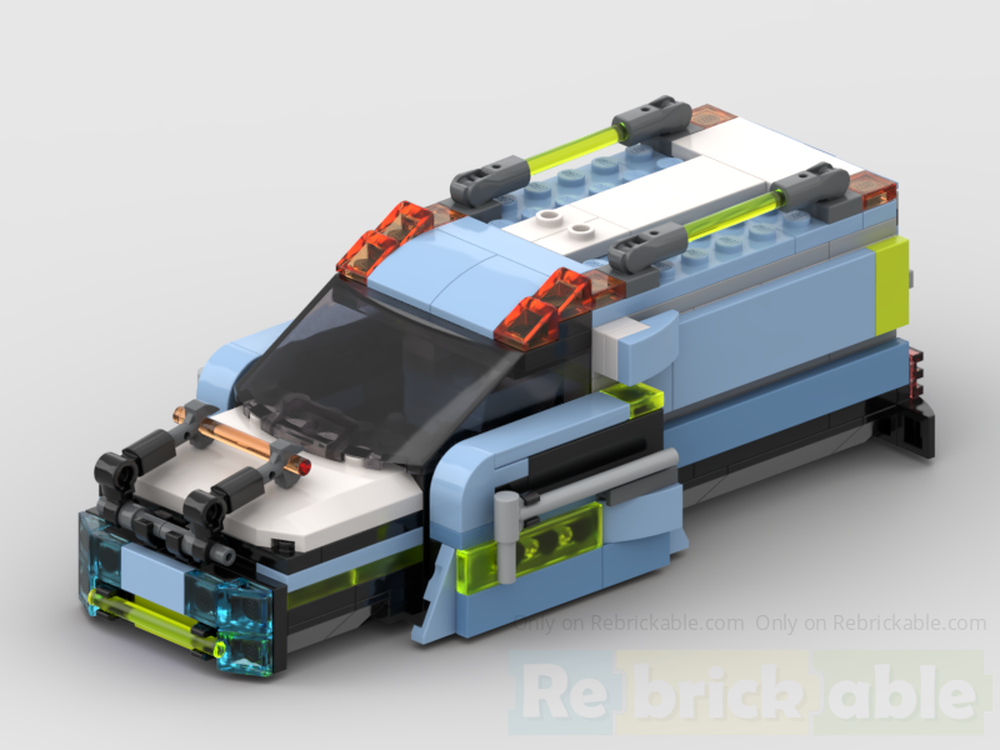 LEGO MOC-241283 Hover Cargo Van by Buma2032 | Rebrickable - Build with LEGO