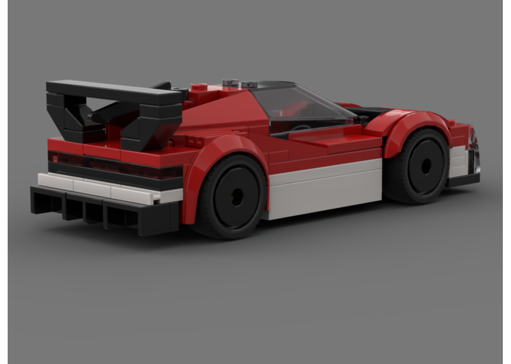 LEGO MOC red endurance racing car by Brickies | Rebrickable - Build ...