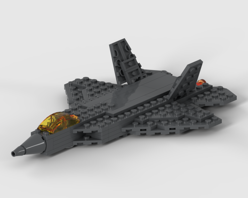 LEGO MOC-241431 F-22 Raptor by sumrandomguy720 | Rebrickable - Build ...