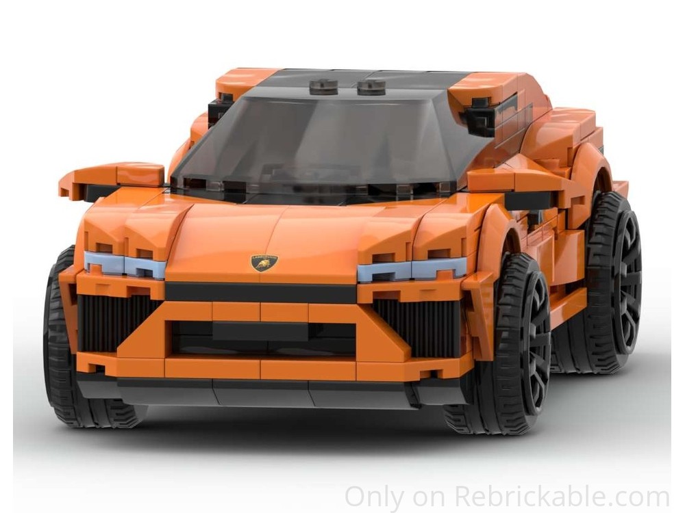 LEGO MOC-241443 LAMBORGHINI URUS - Orange (roof modified) by
