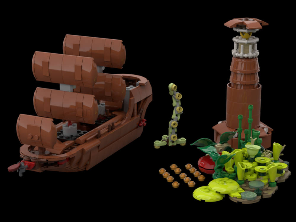 LEGO MOC-241534 Pirate Cove Adventure (10329 Tiny Plants, Alt