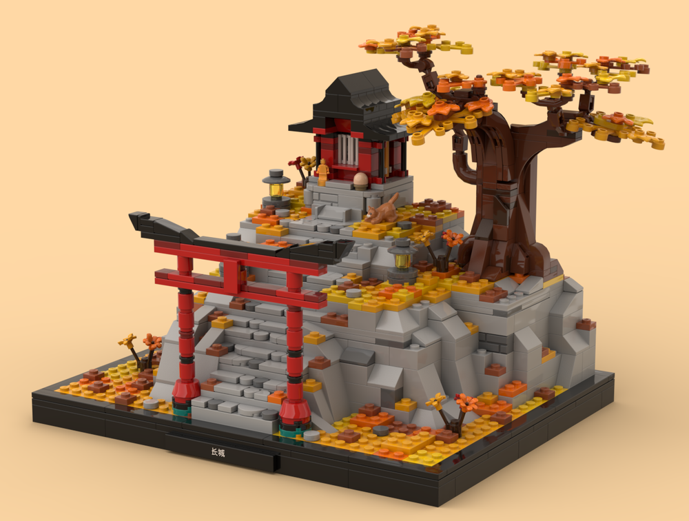 LEGO MOC-241538 Mountain Shinto Shrine – Autumn Sanctuary by