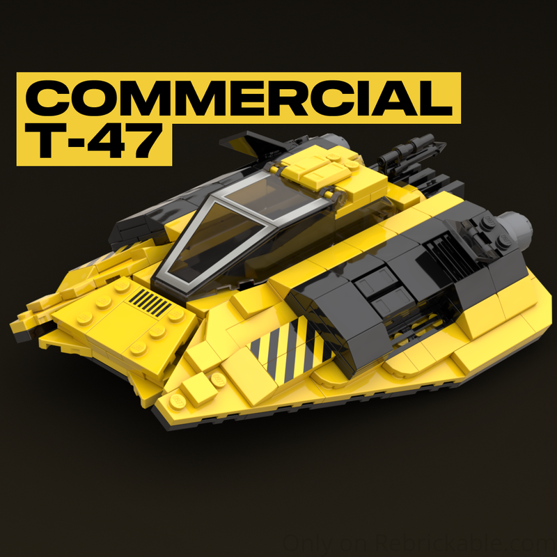 LEGO MOC Civilian T-47 Airspeeder (Commercial Model) by ...