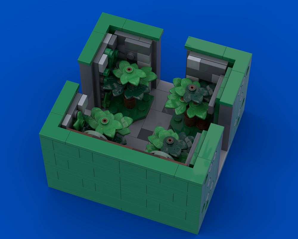 LEGO MOC Courtyard from Blue Prince by Eve n Bricks | Rebrickable ...