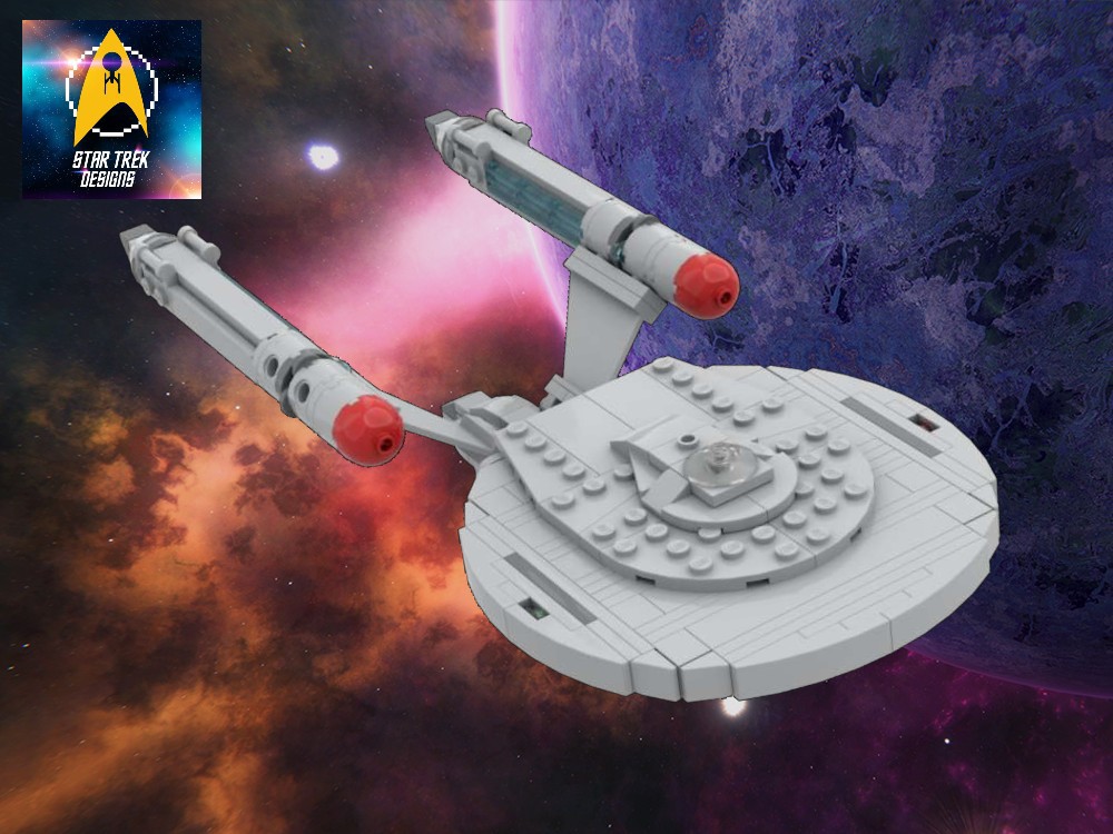 Vejnavn Ti Sindsro LEGO MOC USS Enterprise NCC-1701 (Star Trek Discovery) by DeansBrickDesigns  | Rebrickable - Build with LEGO