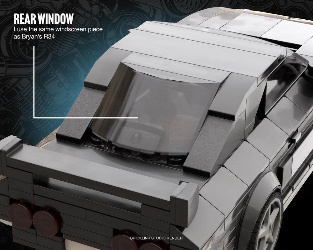 LEGO MOC-241942 NISSAN SKYLINE GT-R (R32) (1989) - SPEED CHAMPIONS by ...