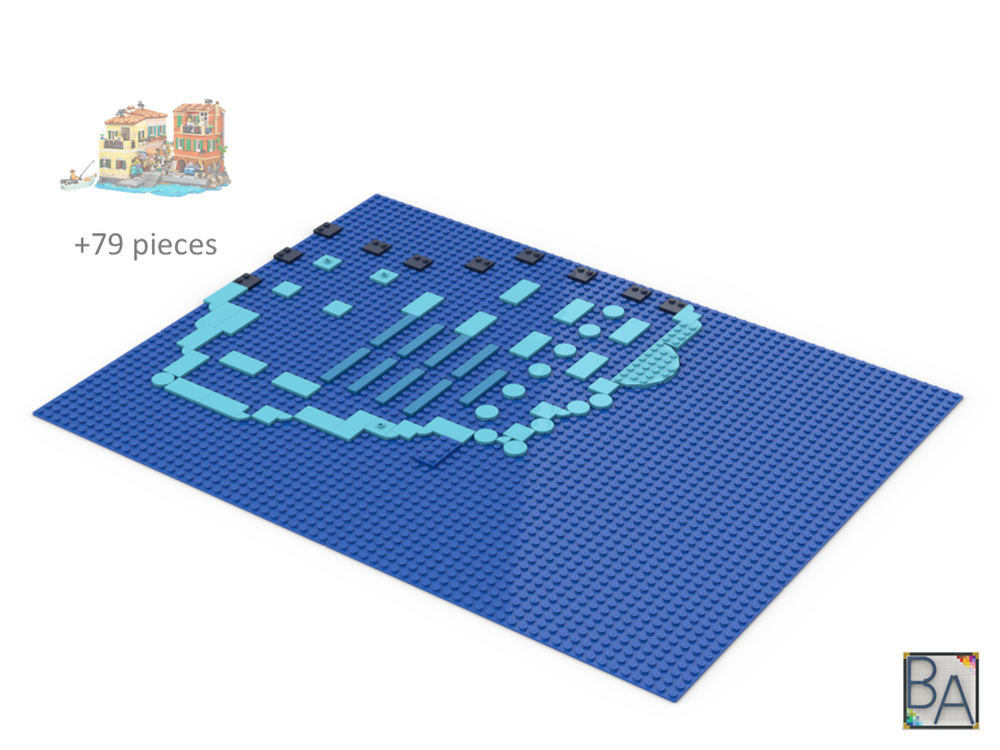 LEGO MOC-242040 Italian Riviera Base by Brick Artisan | Rebrickable ...