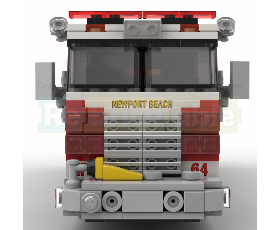 LEGO MOC-242145 2014 Pierce Arrow XT Fire Engine Newport Beach by ...