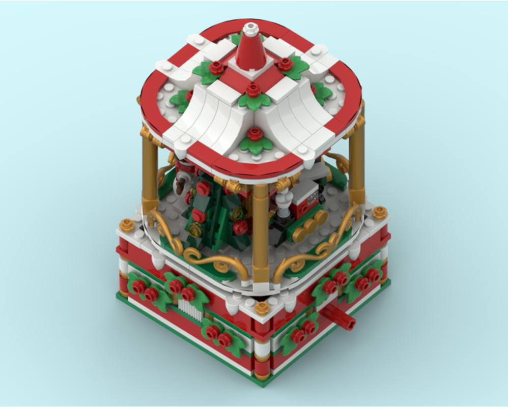 LEGO MOC-242267 Carousel for Christmas in winter by macetat ...