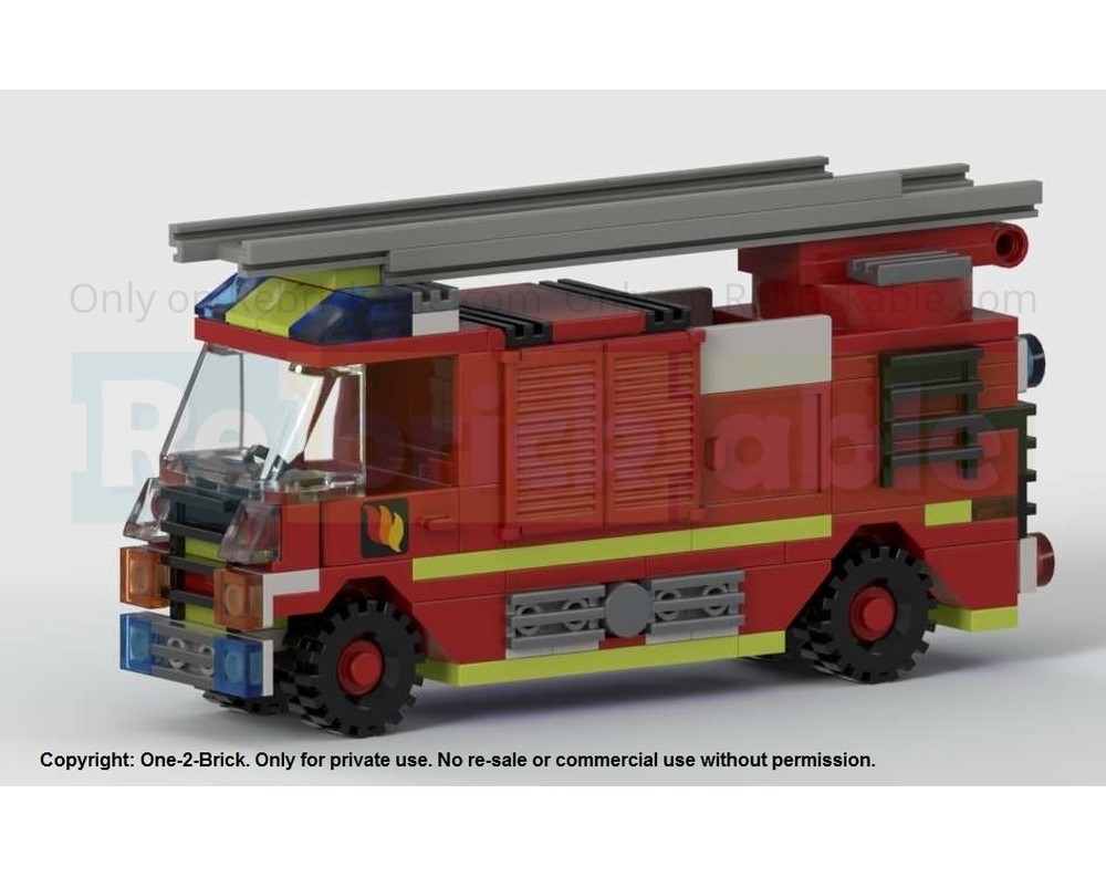 LEGO MOC-242284 Modified Fire Vehicles – Set 6382 by ONE-2-BRICK ...