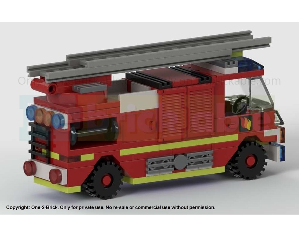 LEGO MOC-242284 Modified Fire Vehicles – Set 6382 by ONE-2-BRICK ...