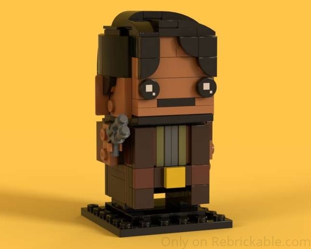 LEGO MOC Cassian Andor Bricheadz by Benkles | Rebrickable - Build with LEGO