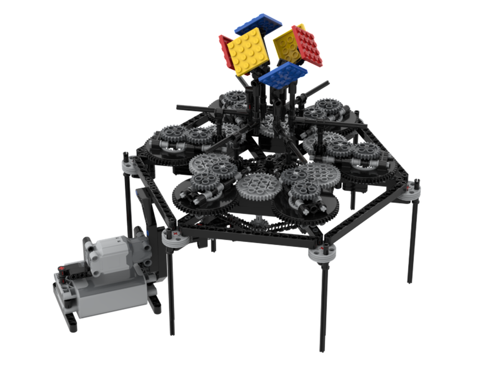 LEGO MOC Exploding cube by jemunoz0 | Rebrickable - Build with LEGO