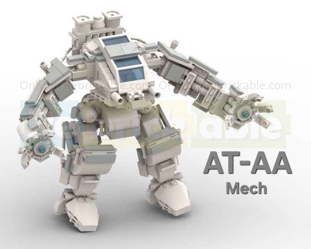 LEGO MOC-242386 AT-AA Battle Mech by Mech-Anic | Rebrickable - Build ...