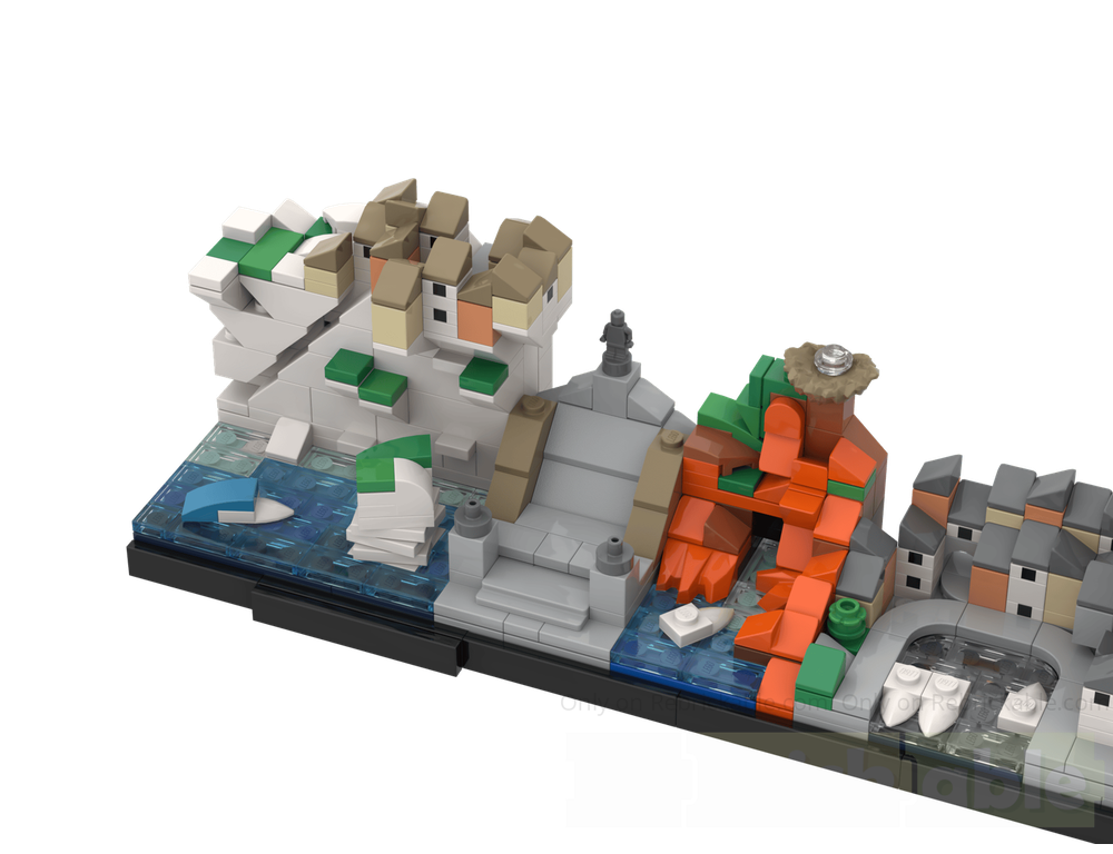 LEGO MOC-242454 Corsica skyline by ariamondu | Rebrickable - Build with ...