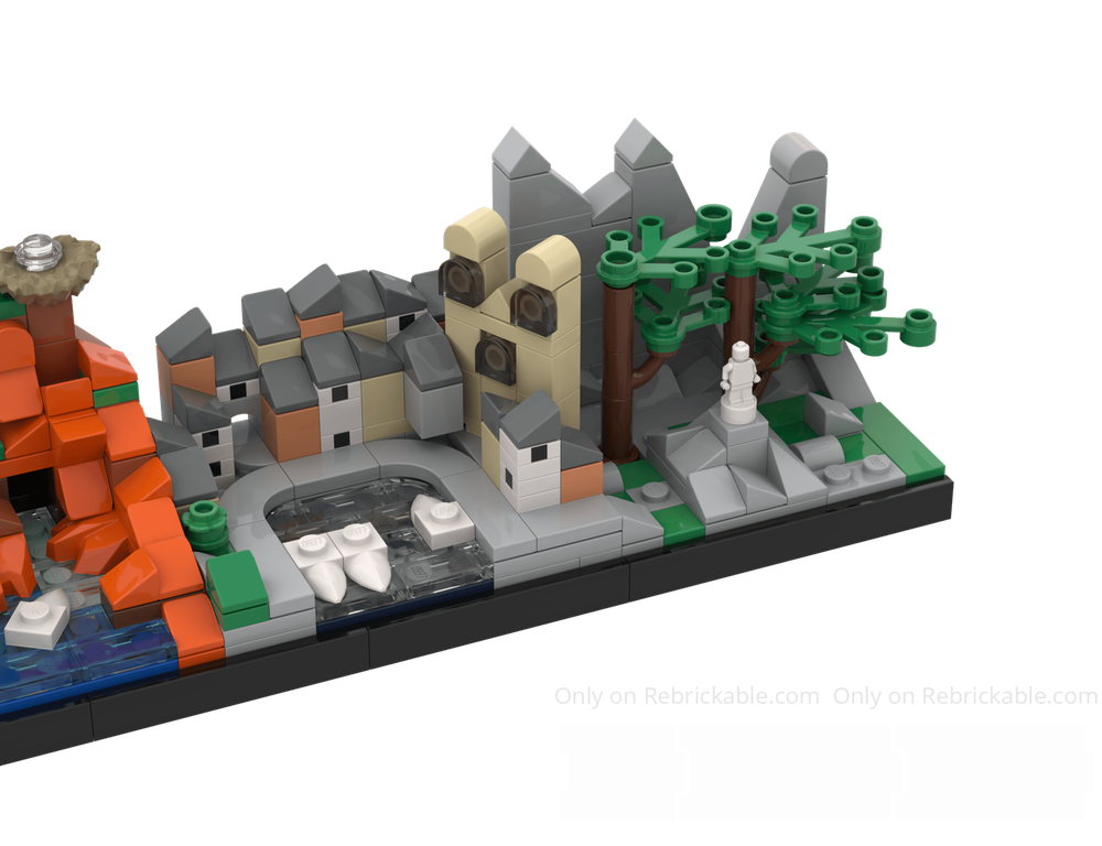 LEGO MOC Corsica skyline by ariamondu | Rebrickable - Build with LEGO