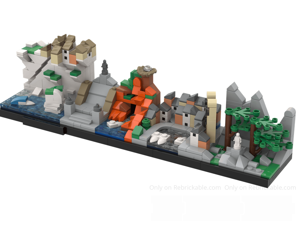 LEGO MOC Corsica skyline by ariamondu | Rebrickable - Build with LEGO