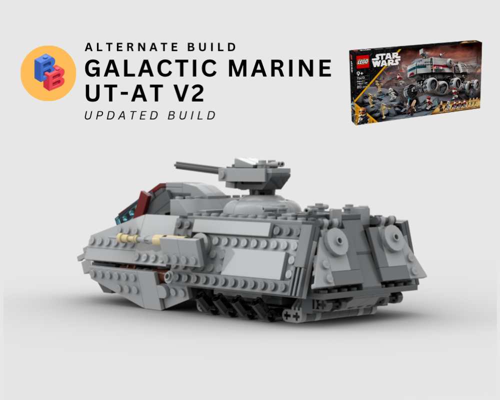 LEGO MOC-242460 V2 UT-AT Unstable Terrain Artillery Transport - 75413 ...