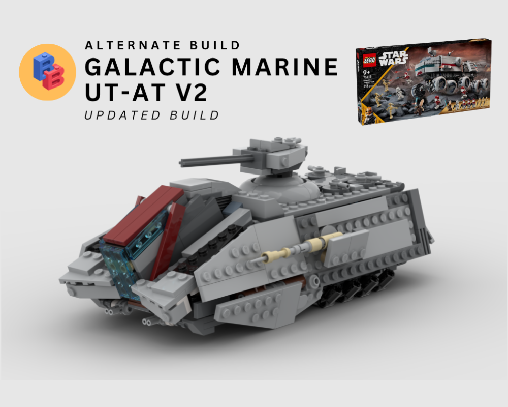 LEGO MOC-242460 V2 UT-AT Unstable Terrain Artillery Transport - 75413 ...