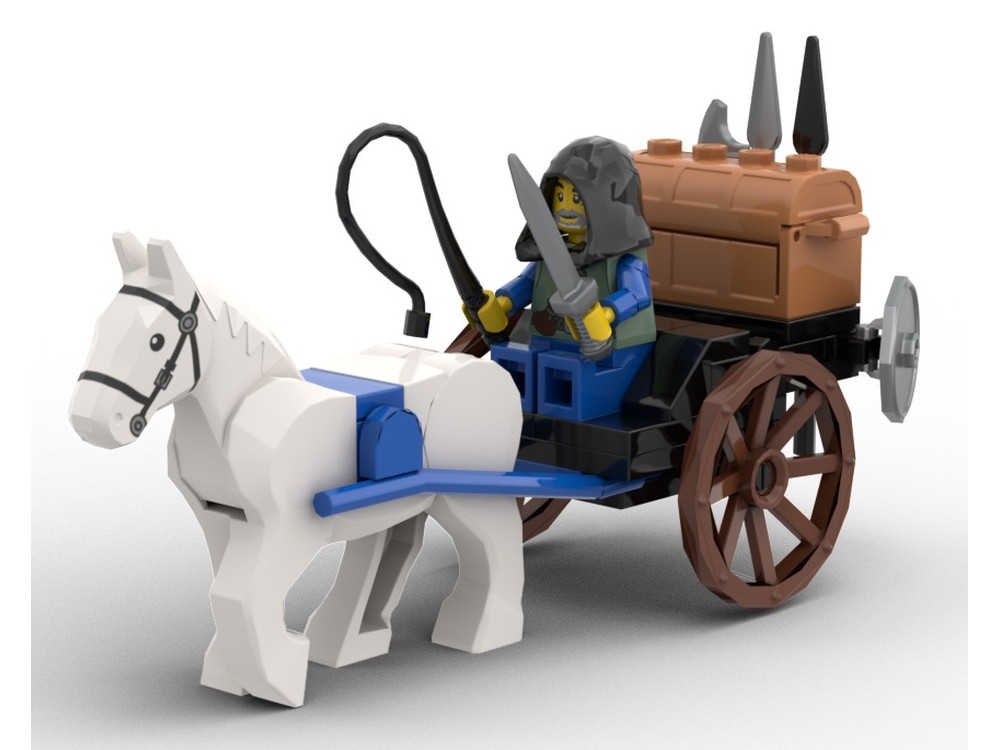 LEGO MOC-242491 Medieval Wagon Pack 1 by Itsjustaname | Rebrickable ...
