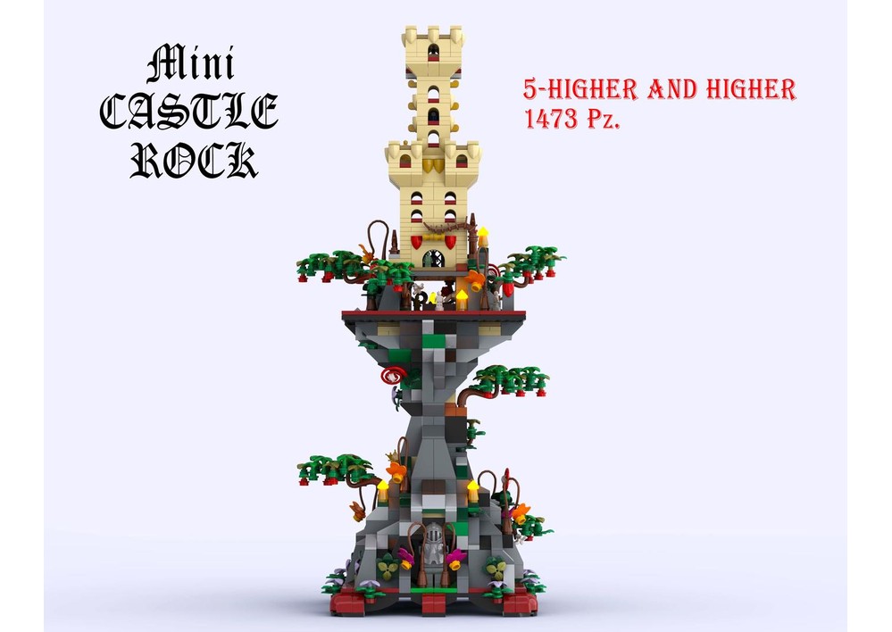 LEGO MOC Mini CASTLE ROCK 5in1. by EmanueLego | Rebrickable - Build ...