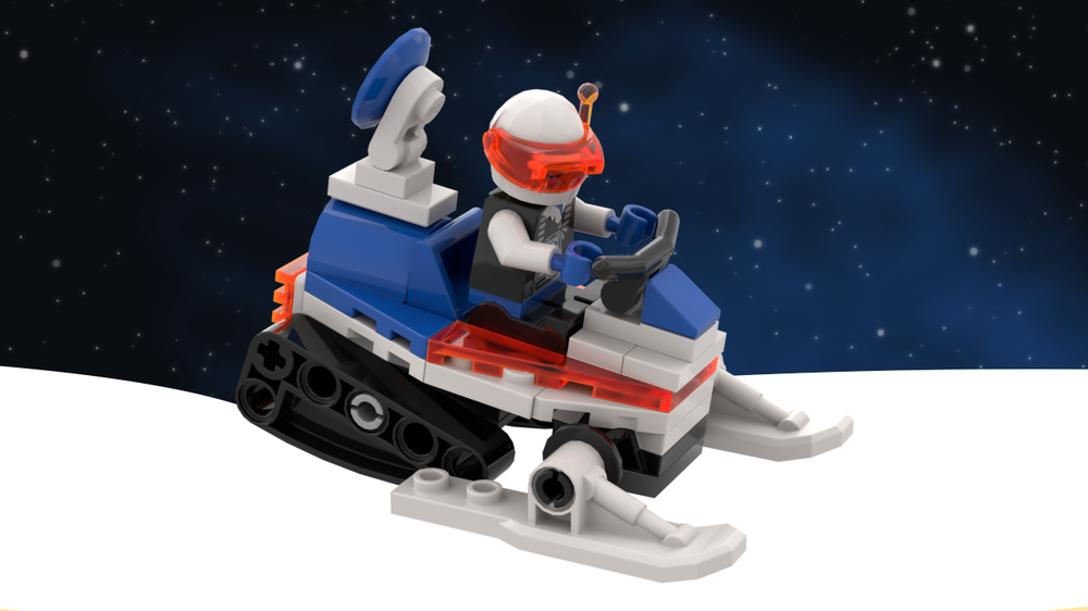LEGO MOC-242611 Ice Planet: Reimagined Snowmobile MOC by watson.lego ...