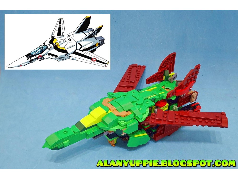 LEGO MOC-242635 VF-1 Valkyrie (Macross) / Jetfire (g1 Transformers
