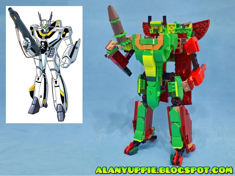 LEGO MOC-242635 VF-1 Valkyrie (Macross) / Jetfire (g1 Transformers ...