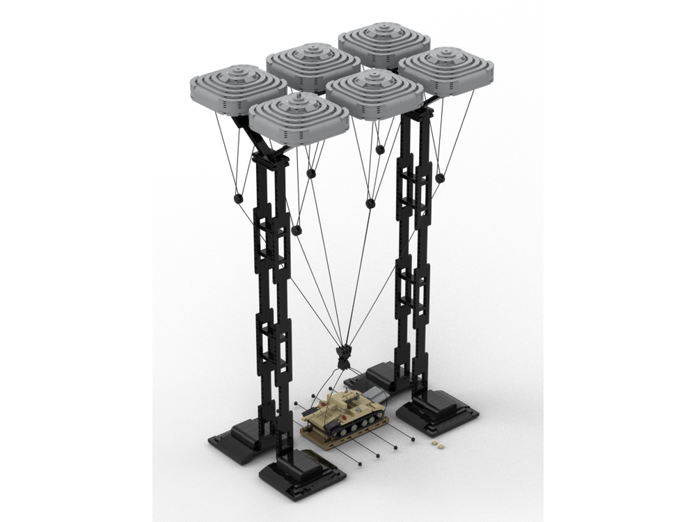 LEGO MOC M56 Parachute Rig by 640Maple | Rebrickable - Build with LEGO
