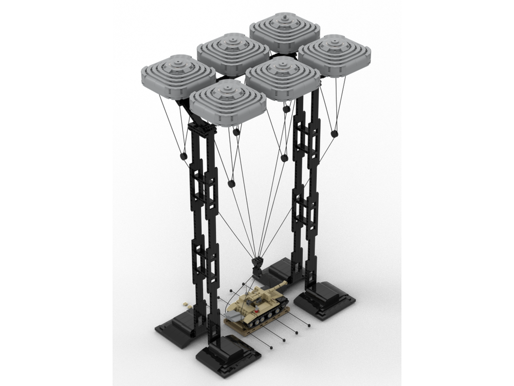 LEGO MOC M56 Parachute Rig by 640Maple | Rebrickable - Build with LEGO