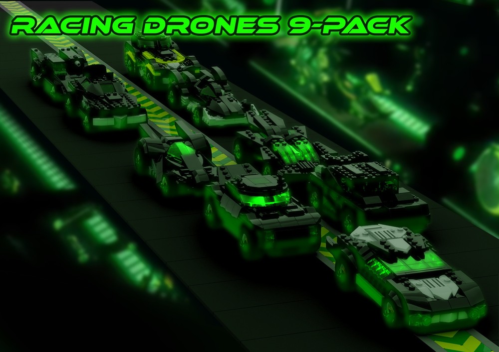 LEGO MOC-242711 Racing Drones 9-Pack – Hot Wheels: Acceleracers by ...