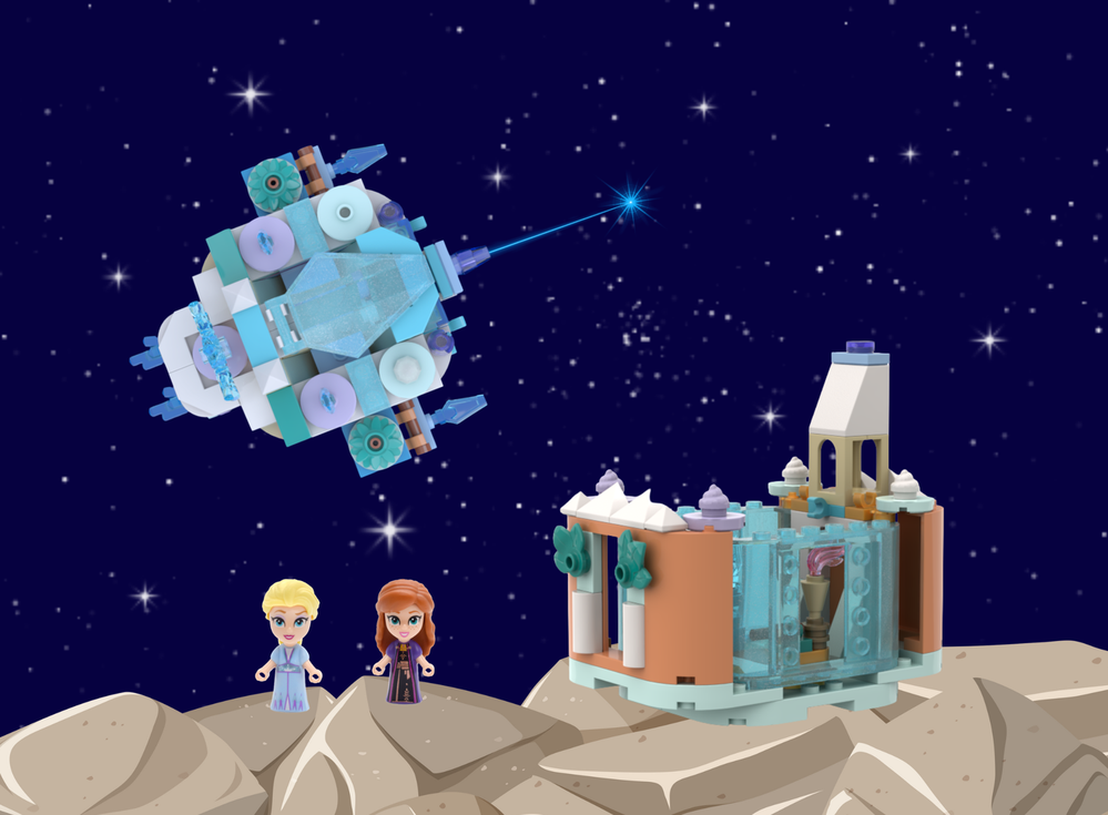 LEGO MOC-242831 43278 Frozen Space Adventures by MOCsFromLE