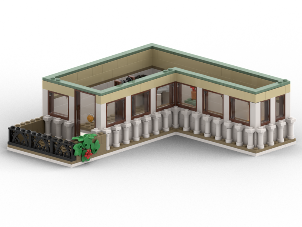 LEGO MOC 10297 Corner Café Modular by faint_range14 | Rebrickable ...
