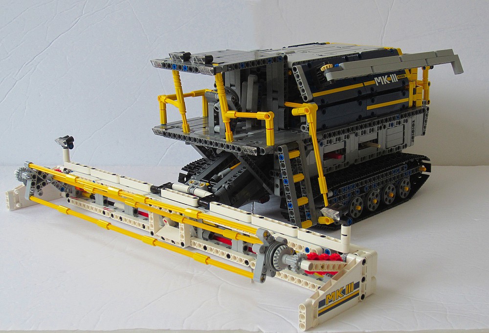 LEGO MOC Combine harvester: 42055 C model BrickbyBrickTechnic | Rebrickable - with LEGO