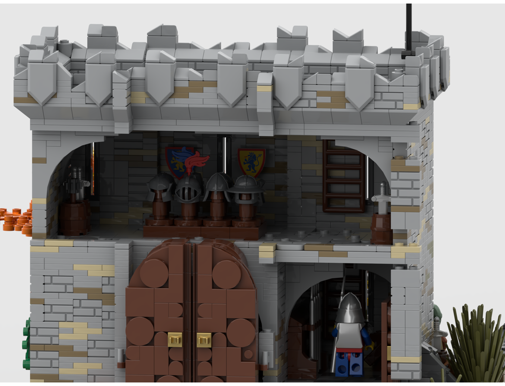 LEGO MOC-242925 Gate House by wtyqmzp | Rebrickable - Build with LEGO