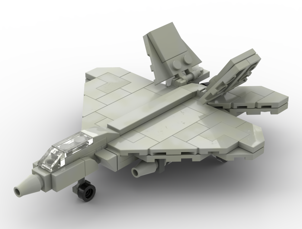LEGO MOC-242969 F-22 Raptor by Flying MOCs | Rebrickable - Build with LEGO