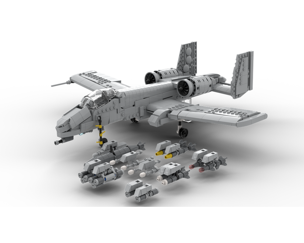 lego warthog plane