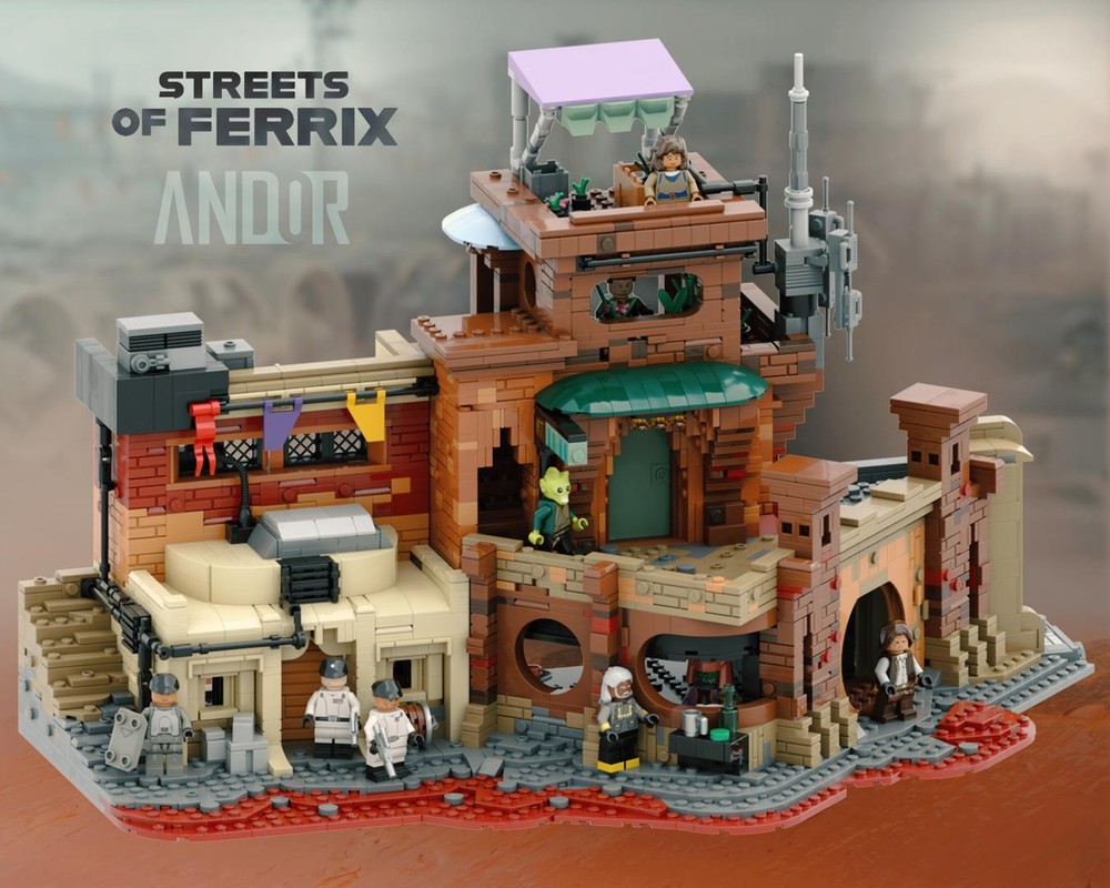 LEGO MOC Andor - Streets of Ferrix by brick98989 | Rebrickable - Build ...