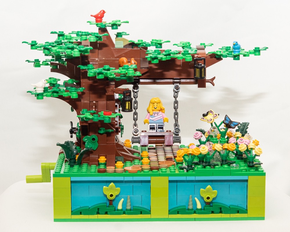 LEGO MOC-243023 Tree with swing Automata by Frambozia | Rebrickable ...