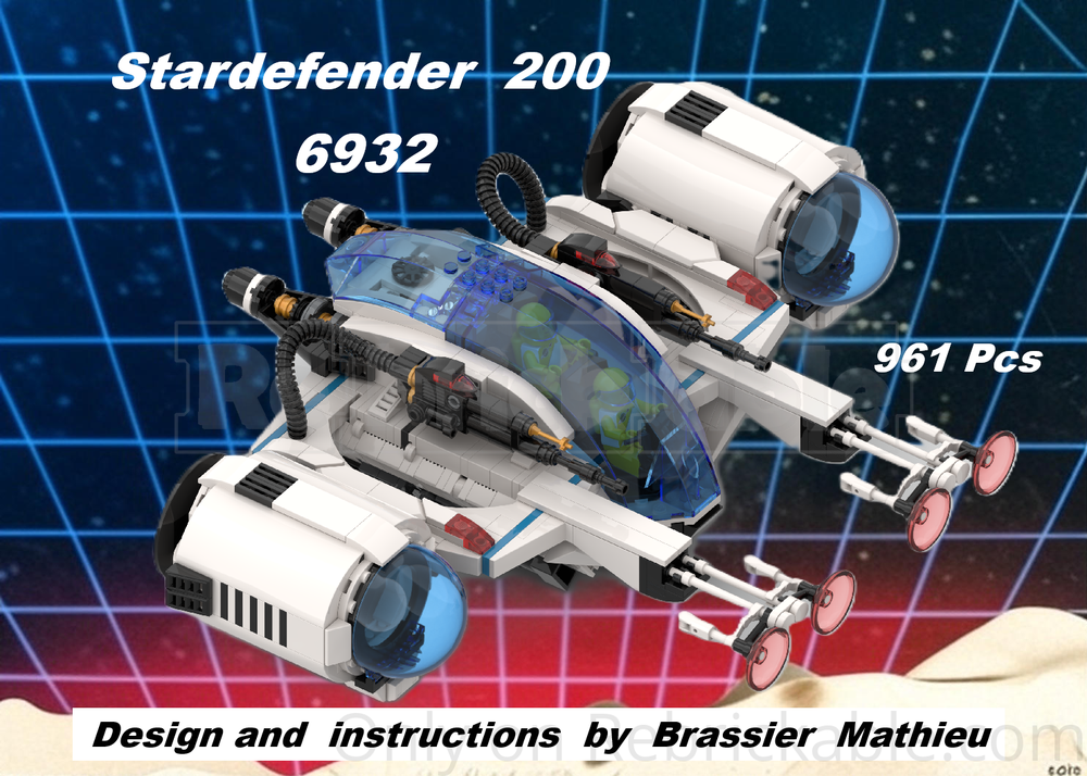 LEGO MOC-243039 moc 6932 Stardefender 200 Futuron by mathtuono ...