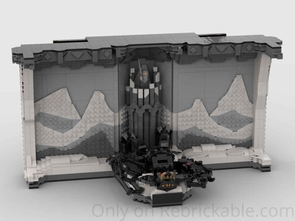 Balrog Defeated Book Nook - Deluxe version