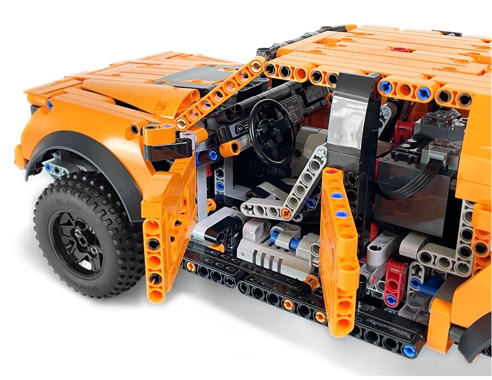 LEGO MOC 42126 Ford F-150 Raptor RC MOD for Power Function & BuWizz ...