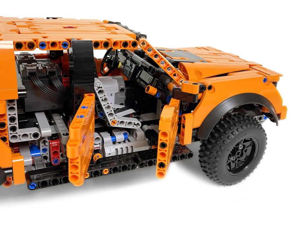 LEGO MOC 42126 Ford F-150 Raptor RC MOD for Power Function & BuWizz ...