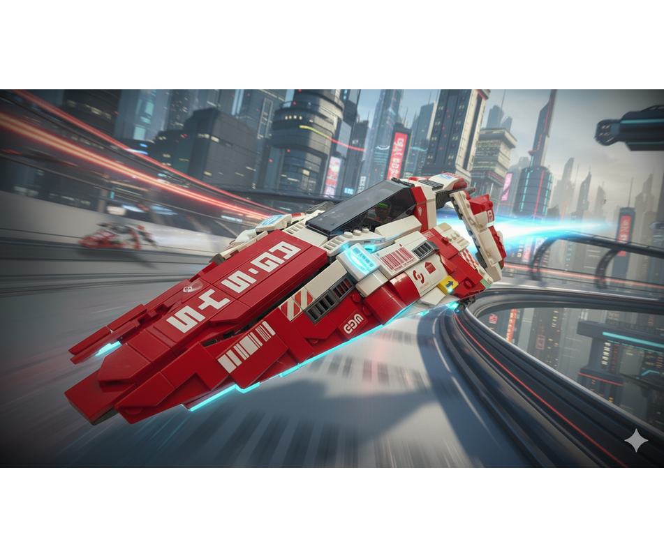 LEGO MOC-243182 Wipeout - AG Systems anti-gravity racer by djdrey909 ...
