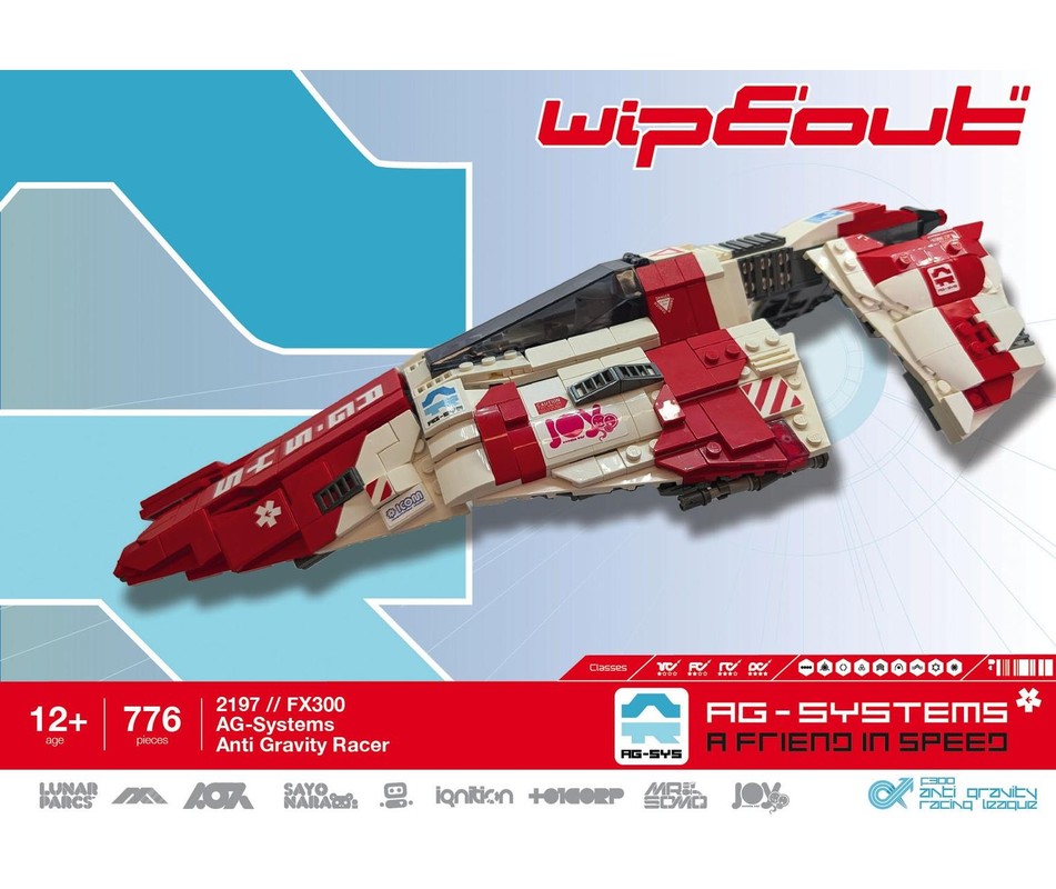 LEGO MOC-243182 Wipeout - AG Systems anti-gravity racer by djdrey909 ...